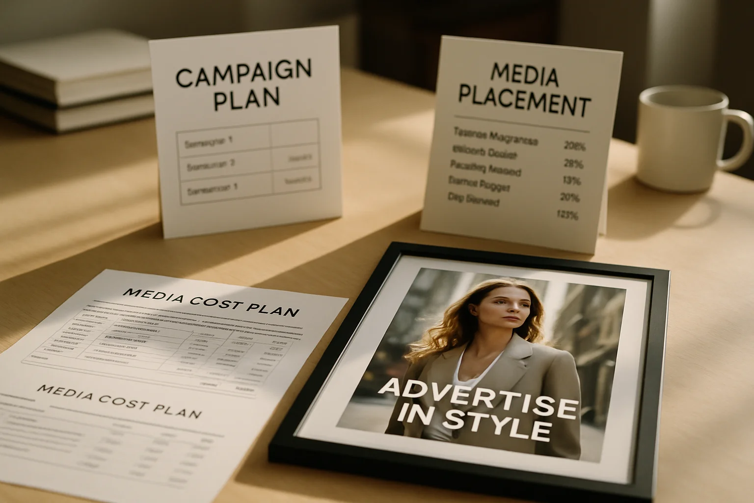 Executive media planning environment representing selective qualification