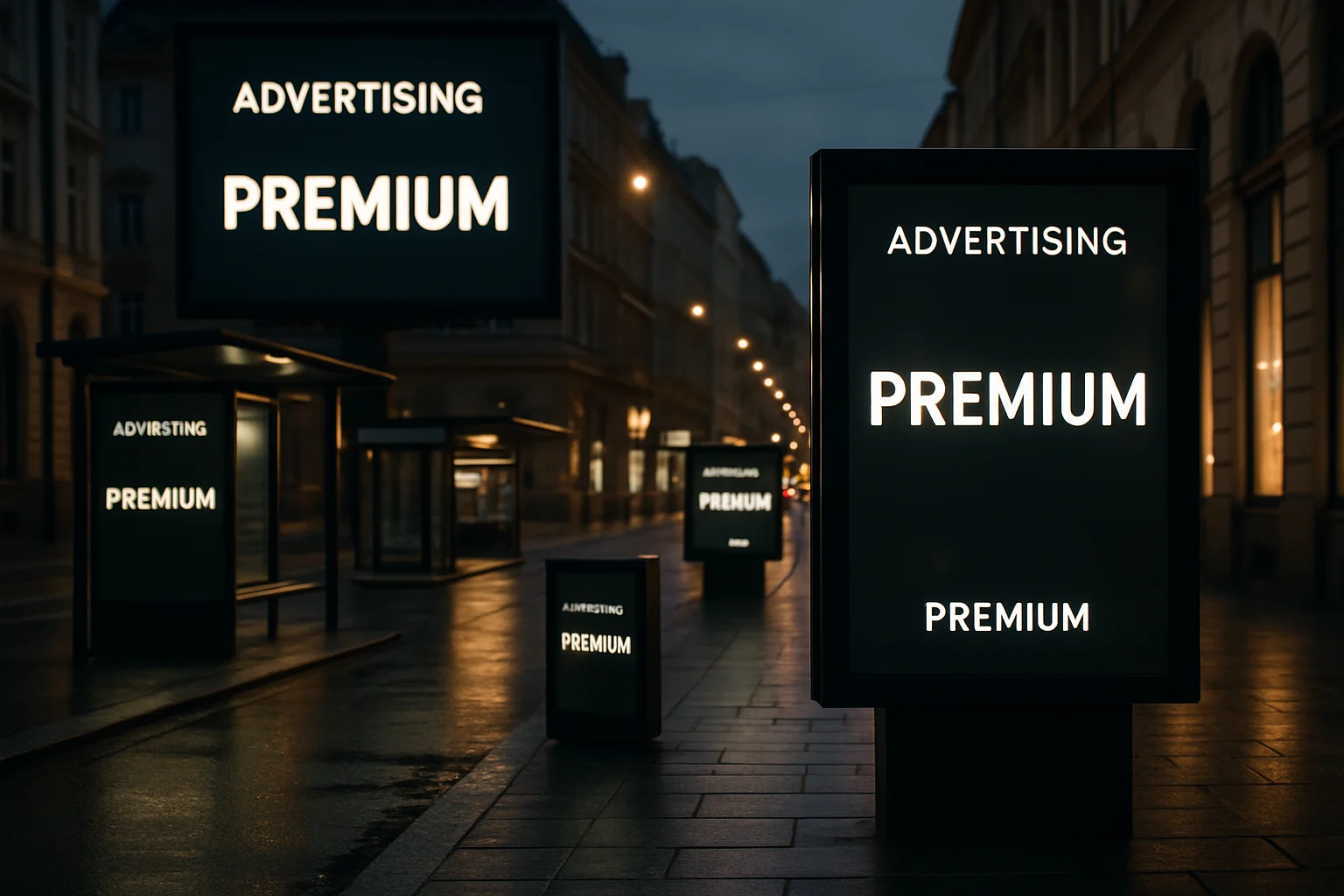 Premium live marketing inventory across multiple advertising placements